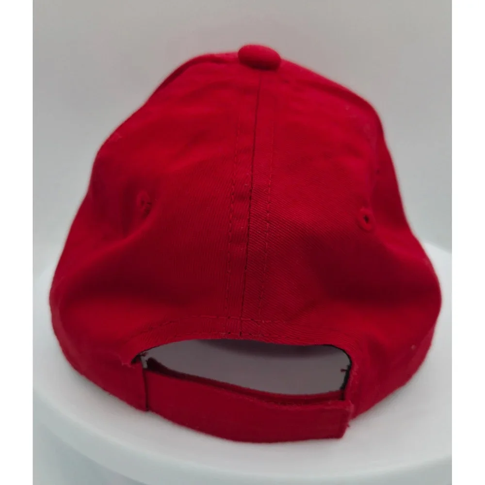 Washington Nationals Youth MLB Baseball Cap Red Adjustable Hook and Loop